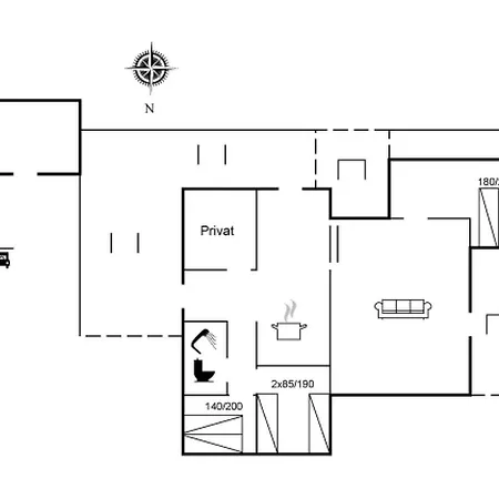 Sigbrit - 100m From The Sea By Interhome Dom wakacyjny Lohals
